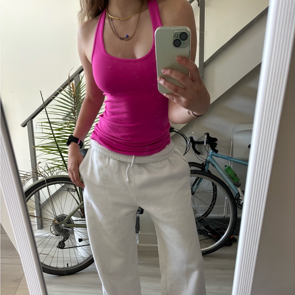 lululemon pink tank top